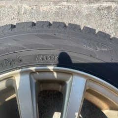 155/65R14アルミ付きスタッドレスタイヤ4本の画像