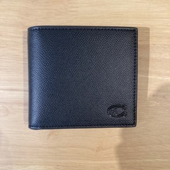 コーチ　コインウォレットブラック２つ折財布H②【新品未使用】の画像
