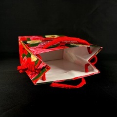 [200枚セット] バラ柄 ミニギフトバッグ PP光沢 143×114×66 ブライダル/お渡し用【B】の画像