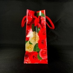 [200枚セット] バラ柄 ミニギフトバッグ PP光沢 143×114×66 ブライダル/お渡し用【B】の画像