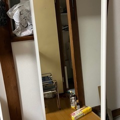 姿見　白　シンプル　おしゃれ　美品　ホワイトの画像