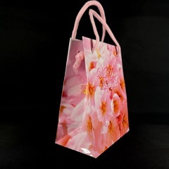 [200枚セット] 桜柄 ミニギフトバッグ PP光沢 143×114×66 ブライダル/お渡し用の画像