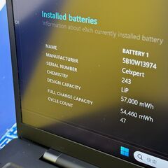 F12　極美品 第12世代 レノボ 16GB/SSD256　Thinkpad X1 Carbon 10th 軽量　大容量　高性能　の画像