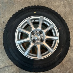 185/70R14　タイヤホイール４本セット ホイール サイズ 5.5J 14インチ オフセット+42 4穴  PCD100  テーパー用の画像