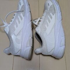 スニーカー　22cm　ジローム　白　運動靴　キッズ　ジュニア　ホワイト　シューズの画像