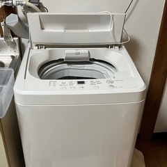 無印良品　洗濯機　白　ホワイト　シンプル　おしゃれの画像