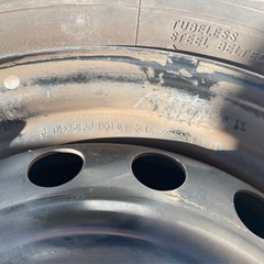  14インチ　スタッドレス　175/70R14 　ホイール　 14×5.5J + 4穴　PCD100  鉄ちんの画像
