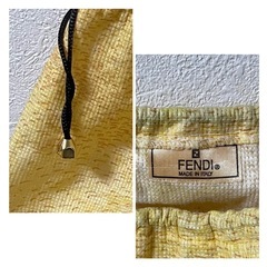 FENDI★不織布 保存袋巾着袋 39x38cmの画像