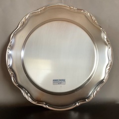 銀メッキのプレート（ヴィンテージもの）の画像