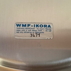 銀メッキのプレート（ヴィンテージもの）の画像