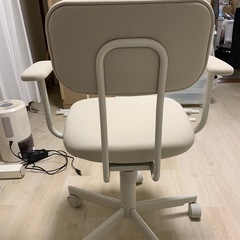 無印 ワーキングチェア グレーの画像
