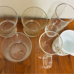 ガラスグラス マグカップの画像