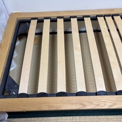 【連休で処分】無印良品　シングルベッド　フレームの画像