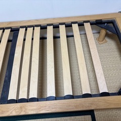 【連休で処分】無印良品　シングルベッド　フレームの画像