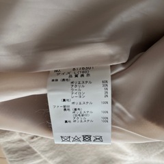 メゾピアノMezzo Piano ファー付コート　ウールの画像