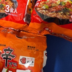 (期限間近)辛ラーメンキムチ3食入　5つセットの画像
