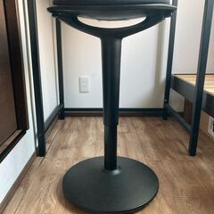 【山善】ポールスタイル昇降チェアの画像