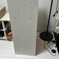 ニトリ 本棚 カラーボックス Nカラボ 3段扉付き(ホワイトウォッシュ)の画像