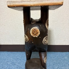 アジアン雑貨カエルの花台の画像