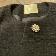 パール付きコート　の画像