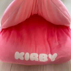 【美品】星のカービィ　ダイカットマルチクッション　フットウォーマー　もちもちの画像