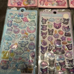 サンリオ ボンボンドロップシール 3Dシールの画像