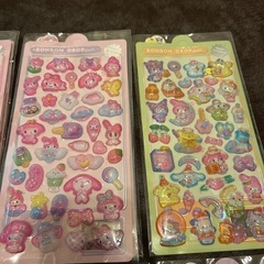 サンリオ ボンボンドロップシール 3Dシールの画像