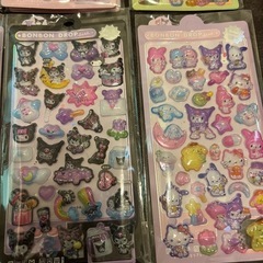 サンリオ ボンボンドロップシール 3Dシールの画像