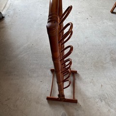 籐家具　スリッパ置きの画像