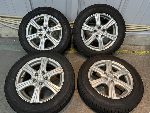 タイヤホイール４本セット185/65R15　 サイズ  6J 15インチ  オフセット+48