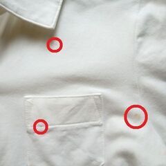 CLASSA 白 ポロシャツ スキッパー襟風 サイズM 半袖の画像