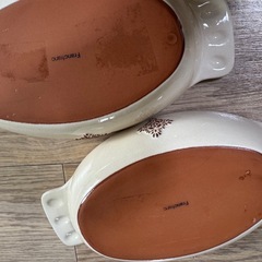 フランフランのグラタン皿2枚組の画像