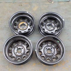 デイトナ？　軽トラ　軽バン　アゲトラ　アゲバン　ハイゼット　ミニキャブ　アクティ  キャリー　エブリィ 5.0J +45 PCD100 4Hの画像