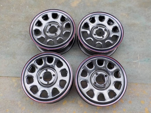 デイトナ？　軽トラ　軽バン　アゲトラ　アゲバン　ハイゼット　ミニキャブ　アクティ  キャリー　エブリィ 5.0J +45 PCD100 4H