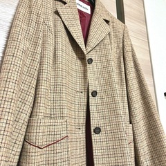 秋冬チェックジャケット ビンテージの画像