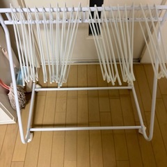 スラックスハンガーラック　未使用の画像