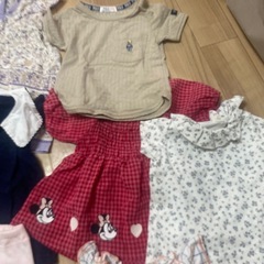 女の子90サイズ服10点の画像