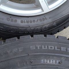 冬 VW ポロ【富山】冬 185/65R15 ワーゲン 中古4本 フォルクス ワーゲン MAK（社外品VWディーラーオプション アルミホイール）車検対応の画像