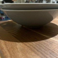 ニトリ 水色 深皿 2枚の画像