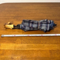木彫り 犬 折り畳み傘の画像