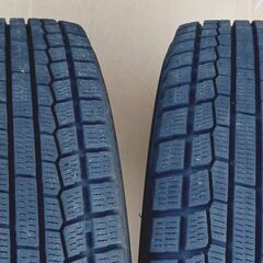 山口市、155/65R13軽四アルミ冬2010年4本中古¥9800🔴山あり🔴100mm・4穴・イン42・ヨコハマの画像