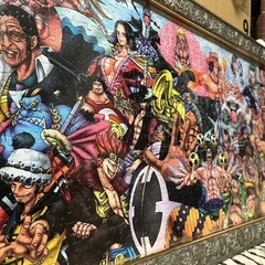 ワンピースジグソーパズル専用額縁付きの画像