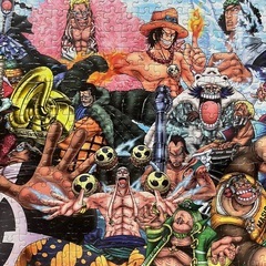 ワンピースジグソーパズル専用額縁付きの画像