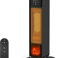 セラミックヒーター 首振り 暖房器具 転倒自動OFF 電気ストーブ 10畳の画像