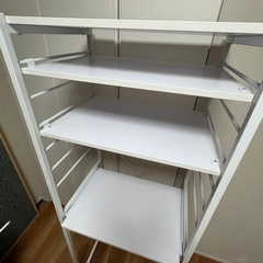 美品✨可動棚付きキッチンラック・ランドリーラック幅60cmの画像