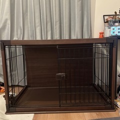 犬用サークル【ダークブラウン】の画像