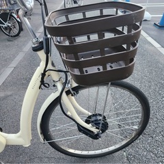 中古ブリヂストン電動アシスト自転車　ベルト式　B400 大阪の画像