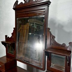 『イギリスアンティーク』ドレッサー ドレッシングチェスト ミラーチェスト 鏡台 チェスト 英国 ヴィンテージ ビンテージ アンティーク RWdre1の画像