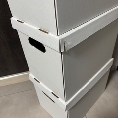 ダンボールボックス3個の画像