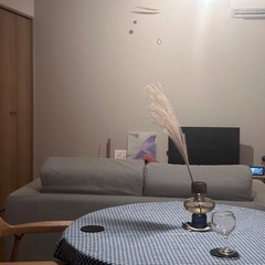 ウレタンポケットコイルソファ　２Ｓ　カバー　脚セット　綿帆布杢ライトグレーの画像